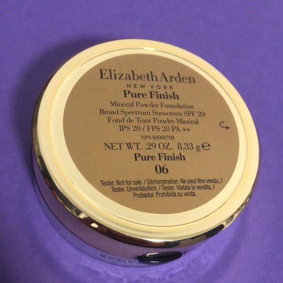 NEW [Elizabeth Arden] Pure Finish Mineral Power Clean Makeup Foundation #06 - Picture 5 of 14
